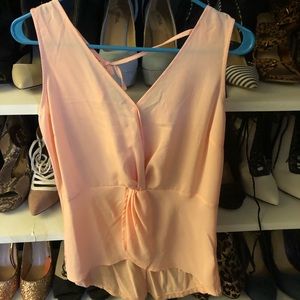 XS pink Maurice’s tank blouse
